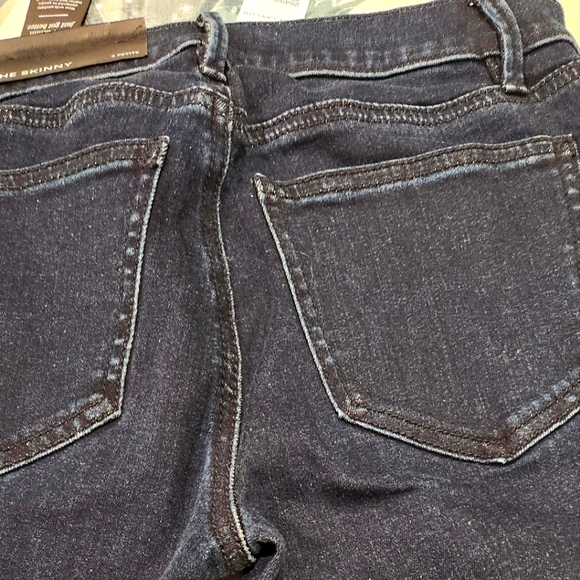 NWT Ann Taylor Piped Side Stripe Skinny Jeans Size 0 Petite NWT - Picture 3 of 11